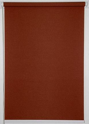 Рулонная штора а-801 коричневый 325*1500