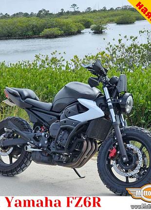 Yamaha fz6r (без пластикового обтекателя) защитные дуги