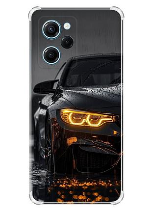 Чохол з потовщеними кутами на xiaomi redmi note 12 pro speed 5g авто (принт 400)