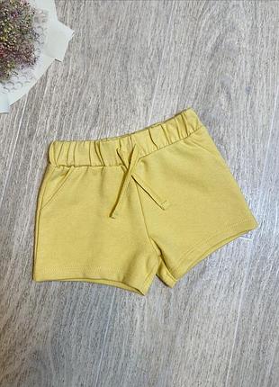 Дитячі шорти для хлопчика 62 см primark жовті