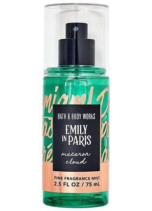 Парфюмированный спрей для тела bath & body works emily in paris macaron cloud 75 мл