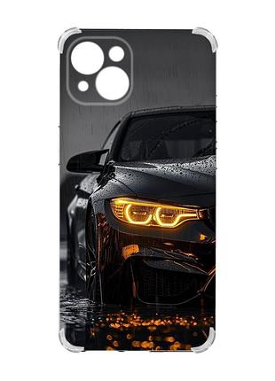 Чехол с утолщенными углами на iphone 15 plus авто (принт 400)