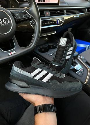 Мужские кроссовки adidas retropy dark grey white
