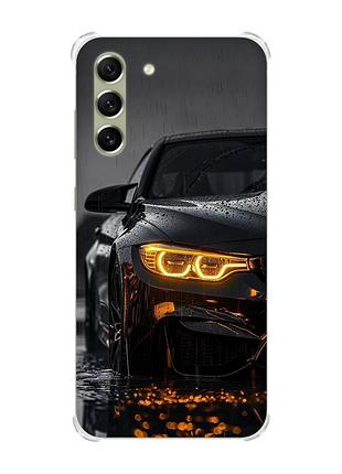 Чехол с утолщёнными углами на samsung s21 fe авто (принт 400)