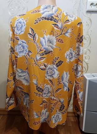 Блуза-туника, блуза с накидкой для шикарных форм. состояние новой!2 фото