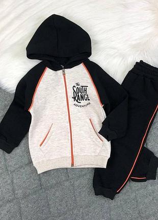 Детский теплый костюм турция для мальчиков на 4/5, 5/6, 6/7 лет. 5 лет
