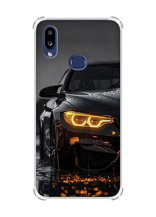 Чехол с утолщенными углами на samsung galaxy a10s (a107) авто (принт 400)