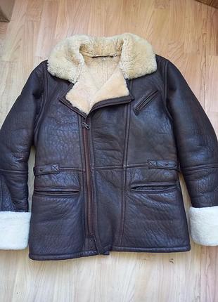 Дубленка мужская pelot vintage от шведского бренда hollies made in uruguay