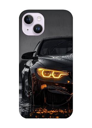 Чехол с защитой камеры на iphone 14 авто (принт 400)