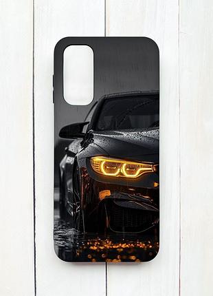 Матовий чорний чохол на samsung galaxy a14 5g авто (принт 400)