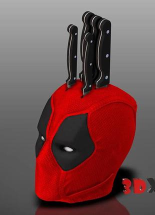 Підставка органайзер стенд для ножів на кухню deadpool дедпул
