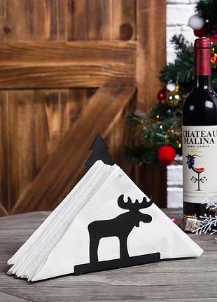 Салфетка nc home moose черная 110331