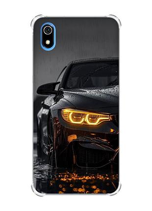 Чехол с утолщенными углами на xiaomi redmi 7a авто (принт 400)