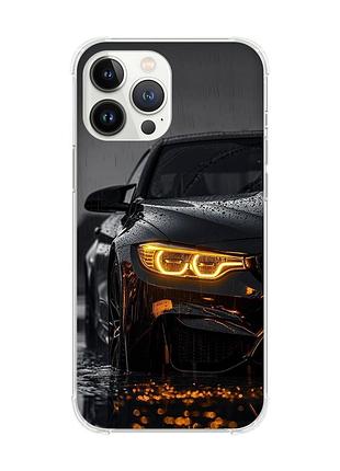Чехол с утолщёнными углами на iphone 14 pro max авто (принт 400)