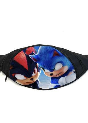 Поясная сумка бананка соник 3 (gbs03) gear bag черная