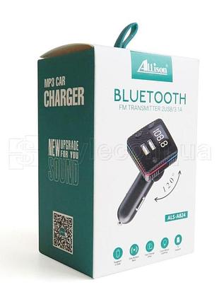Fm модулятор bluetooth als-a824 2