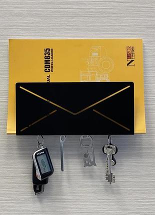 Ключница nc home letterbox черная 110290