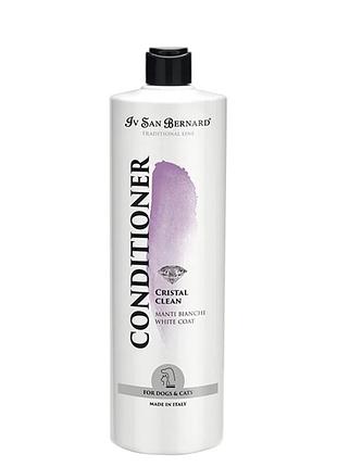 Кондиціонер для білої шерсті iv san bernard cristal clean