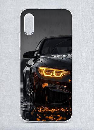 Чехол с утолщёнными углами на xiaomi redmi 9a авто (принт 400)