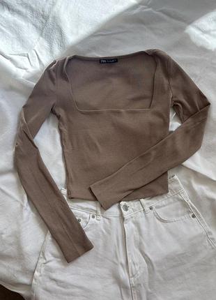 Топ, zara, стан нового, с/м