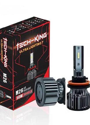 Led лампы h11 12-24v 50w 7600lm 6000k (комплект 2 шт) – светодиодные лампы для авто
