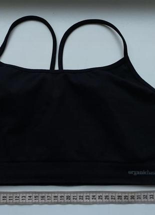 Спортивный топ от премиального датского бренда organic basics из коллекции silvertech черный xl/xxl.