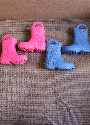 Резиновые сапоги crocs, размер с 11-12