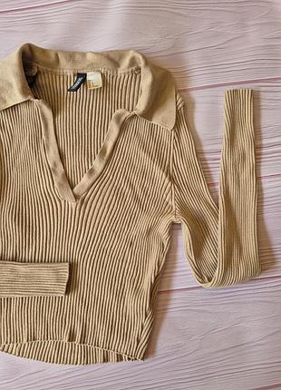 Кроп-топ h&amp;m в рубчик 2