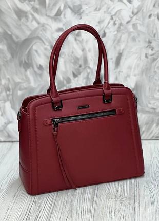 Сумка david jones 6111-3 бордовый