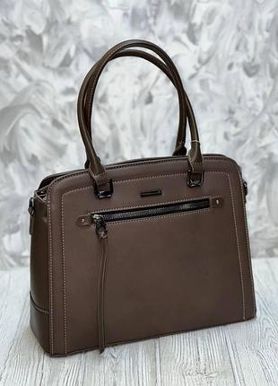 Сумка david jones 6111-3 коричневий