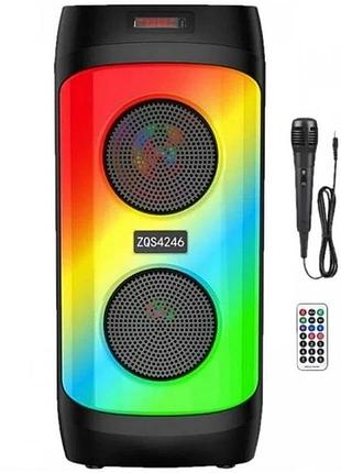 Колонка музыкальная портативная bluetooth zqs4246
