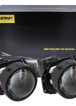 Комплект світлодіодних лінз sanvi bi-led a11 5500k 3.0" 72w