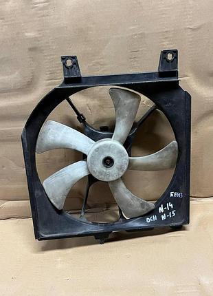 Вентилятор радіатора з дифузором основний для nissan sunny n-14. y-10. almera n-15. бензин.