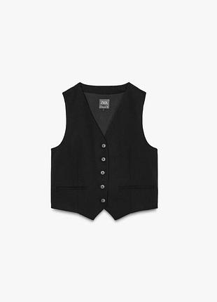 Новая классическая женская жилетка zara, размер s