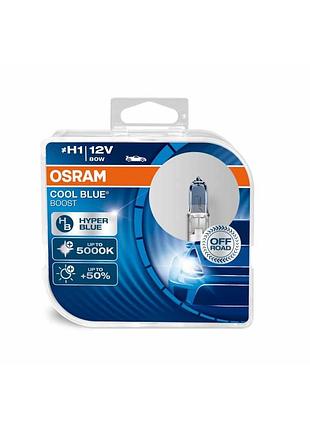 Автолампи osram 62150cbb cool blue boost h1 80w 12v p14.5s 10x2 hardduopet