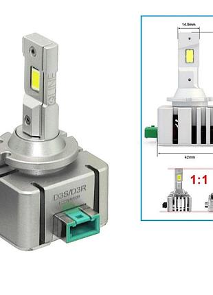 Комплект світлодіодних ламп qline ultra d3s 65w 6000k (2шт)
