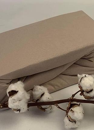 Простирадло на резинці ае 100x200 beige