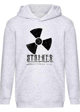 Худі дитяче сталкер 2 (stalker 2 - 005) сіре, 116-128-140-152-164 розмір