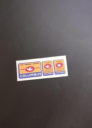 Наклейки на раму велосипеда bianchi биянчи вилку перья колумбус columbus