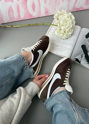Кроссовки nike cortez «baroque brown» 3