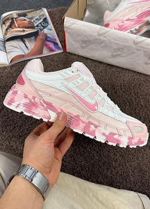 Кроссовки nike p-6000 white&amp;pink 6