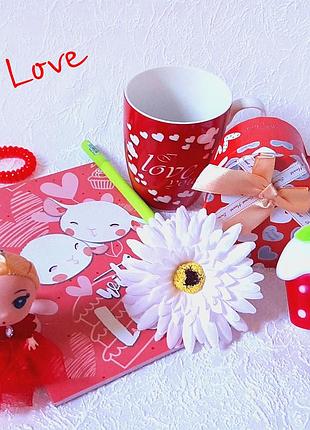 Подарочный набор канцелярии love арт.mf154