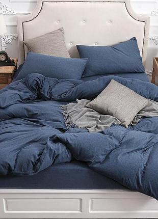 Постельное белье тм кондор, вареный хлопок (washed cotton), арт. 3407 сімейний