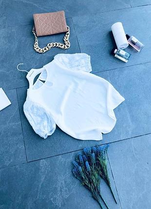 Белая блуза shein с этикеткой