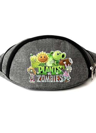 Поясная сумка бананка растения против зомби (plants vs zombies 04) cappuccino toys серая