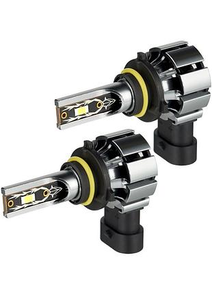 Комплект led ламп t5 нв4 (9006) 12v 60w/set 6000k 12v