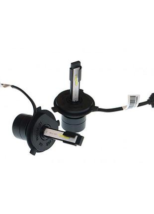Комплект світлодіодних ламп baxster sx h4 p43t 9-32v 5500k 4000lm пасивне охолодження