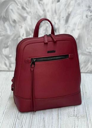Рюкзак david jones 6111-2 бордовий