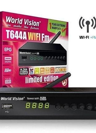 Тюнер т2 world vision т644a wifi fm