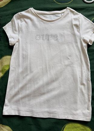 Футболка молочна guess 122